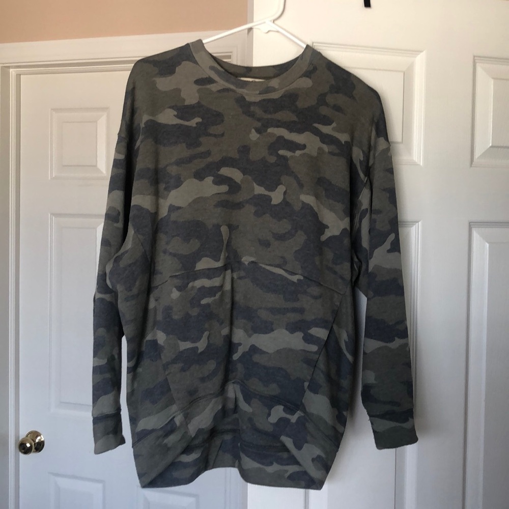 Camo sweater